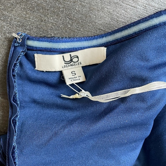 Ya Los Angeles Blue Strapless dress - S NWT - Picture 5 of 7